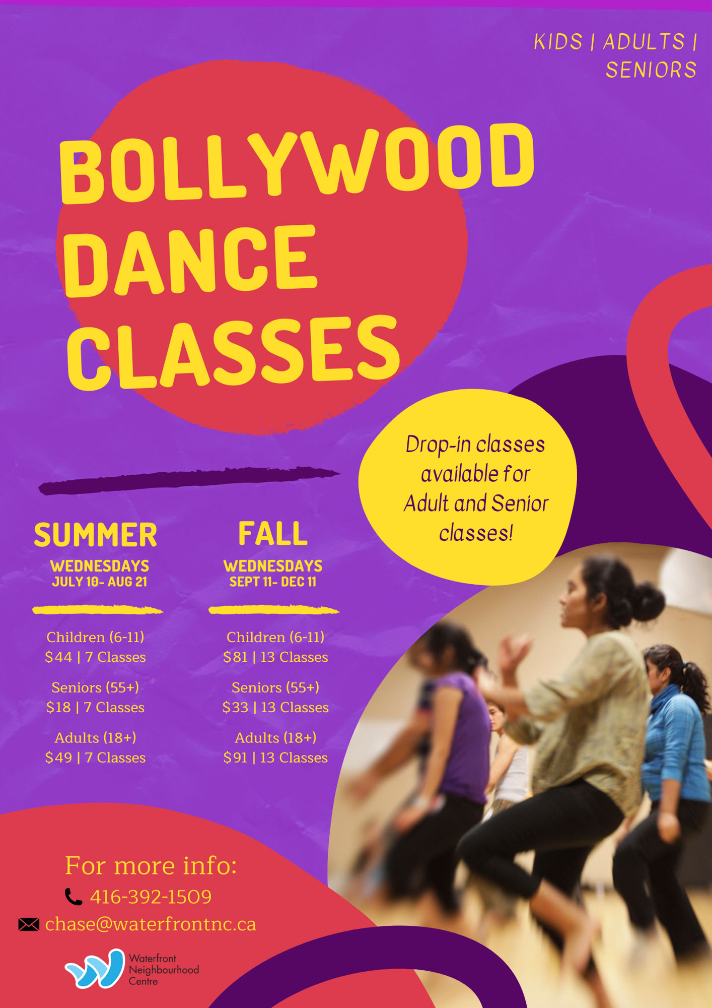 Bollywood Dance - Waterfront Neighbourhood Centre